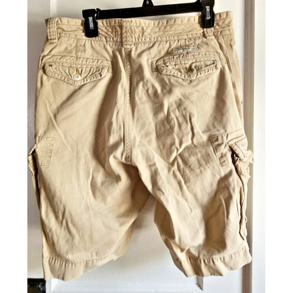 Polo Ralph Lauren Gellar fatigue shorts COTTON‎ Khaki Tan 33